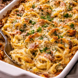 Tagliatelle al horno