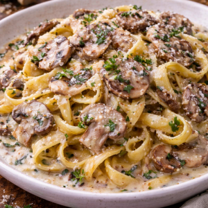 Tagliatelle con setas